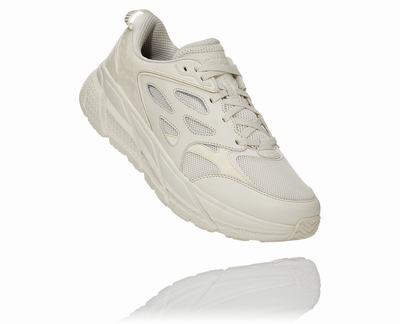 Hoka One One All Gender Clifton L Road Running Shoes Beige (HO2741) Australia